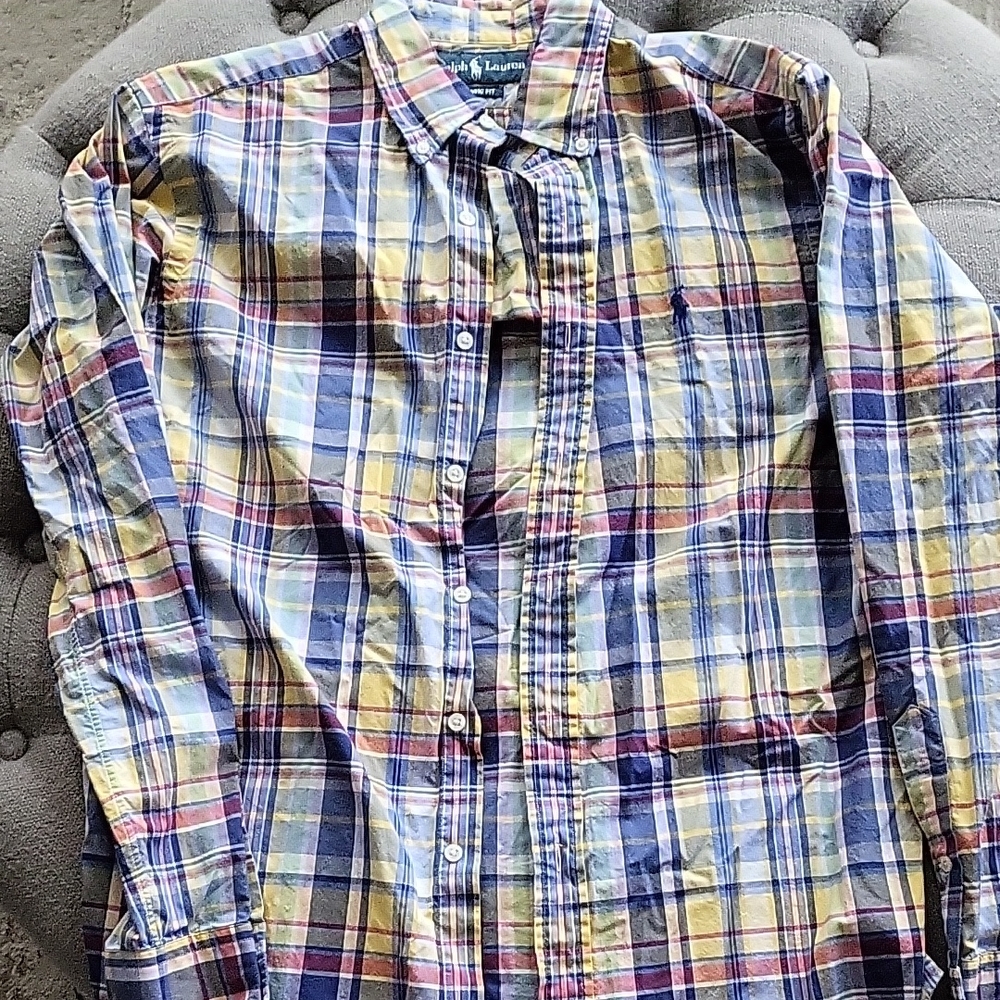 Polo Ralph Lauren Multicolor Plaid Button Down Shirt